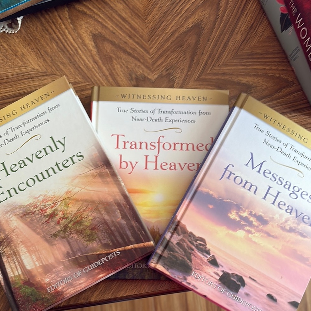Lot of 3 books about transformation from near death experiences